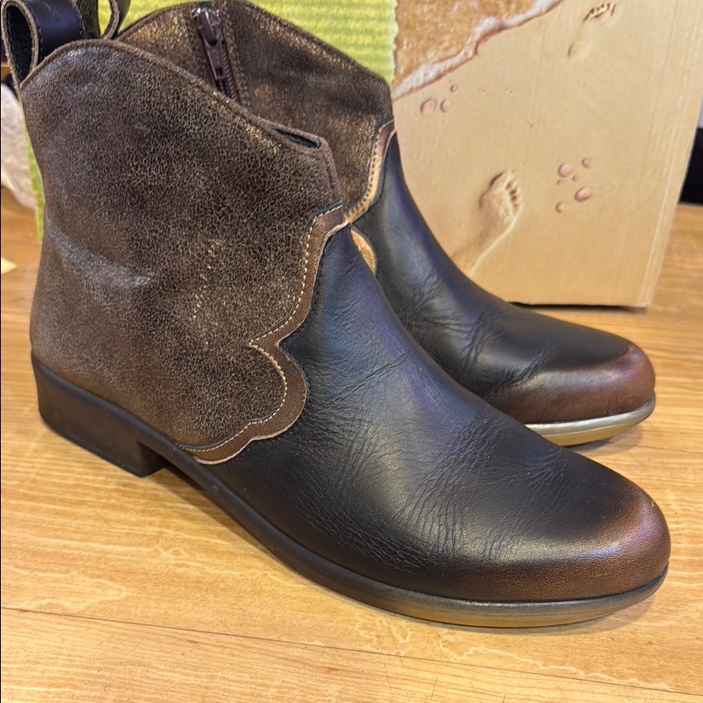 Naot Volcanic Bronze Gold Shoes